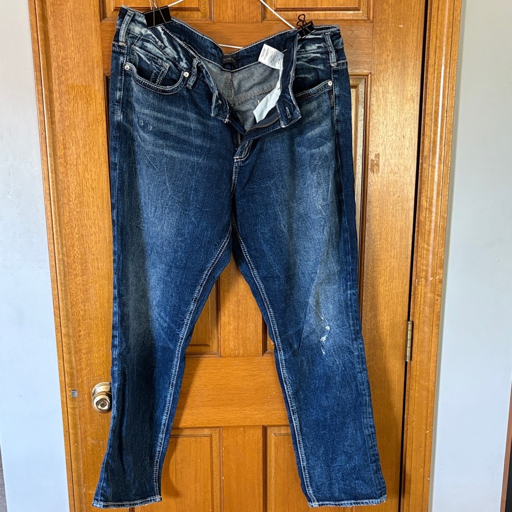 Silver Jeans Dark Blue Denim - Picture 3 of 4